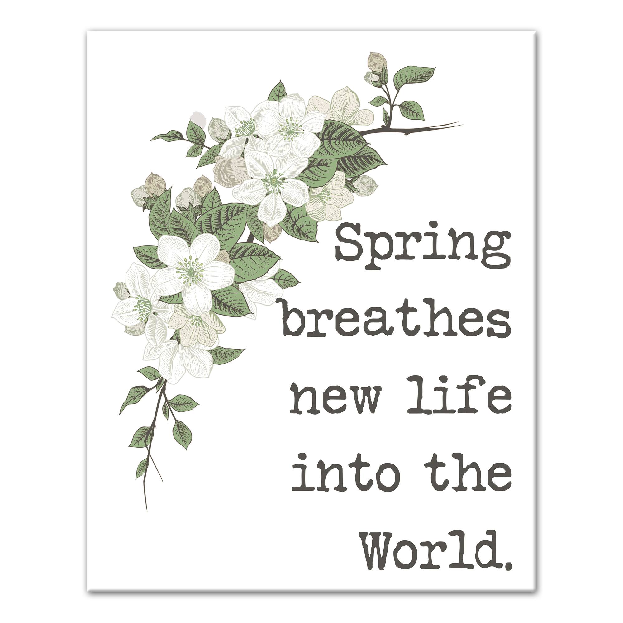 Spring Breathes New Life Canvas Art